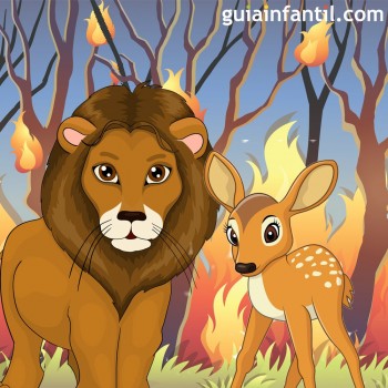 El buen león. Poemas infantiles para educar en valores a los niños