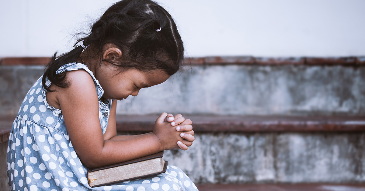 Culto a la divina pastora por los niños