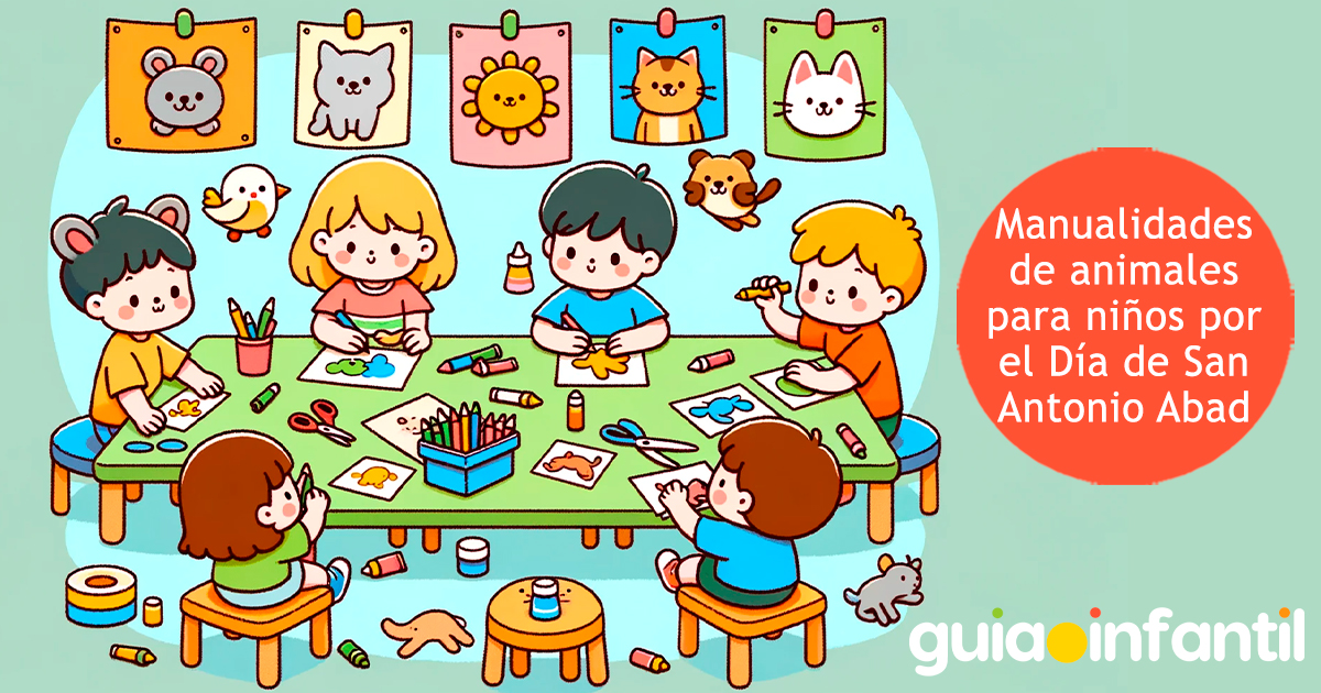 Manualidades de San Antonio Abad para niños