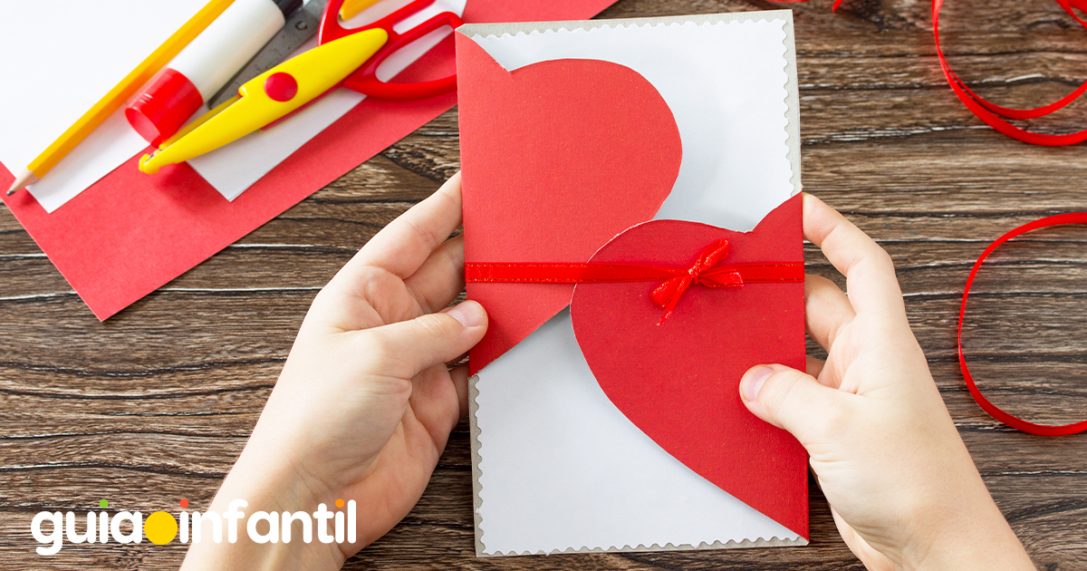 Tarjeta de San Valentín terminada
