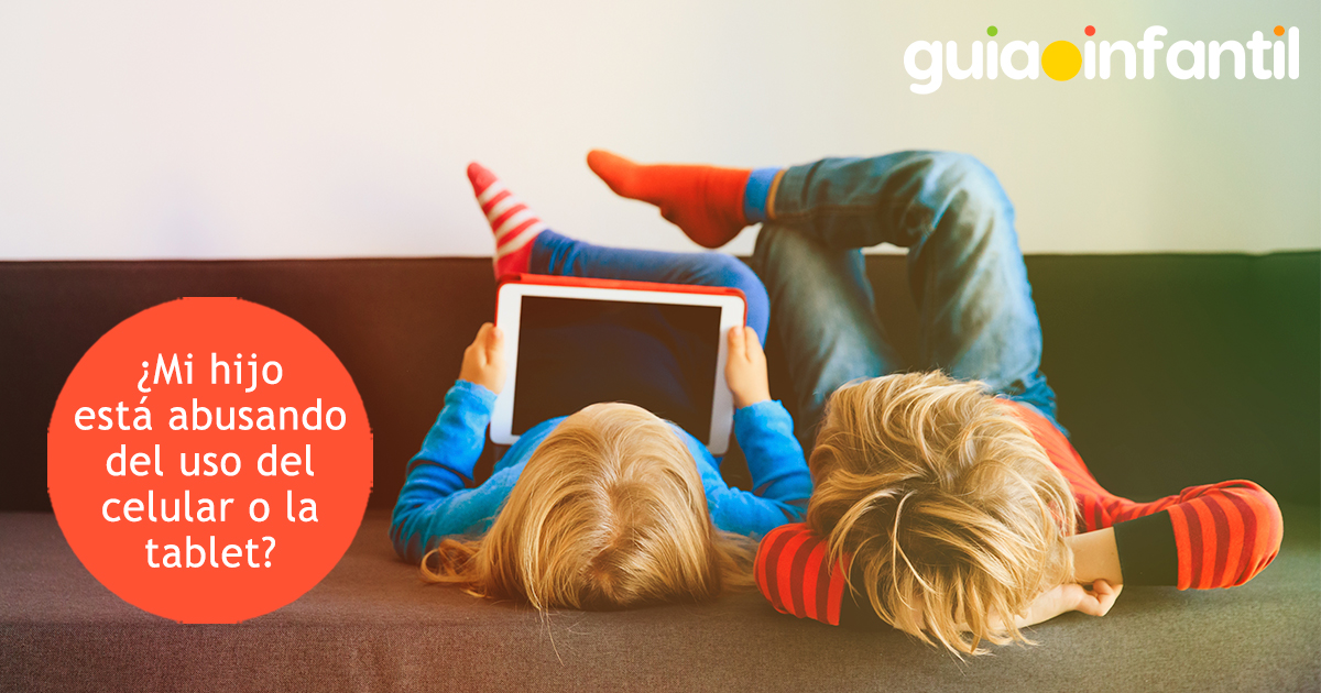 Abuso de la tablet de los niños