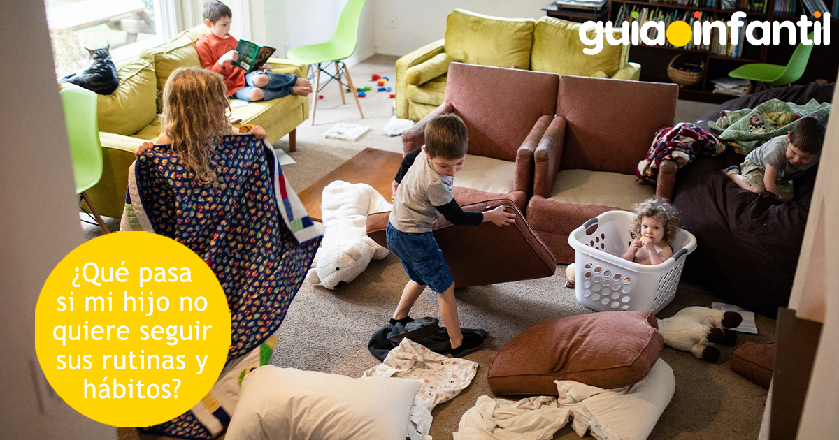 Los niños no quieren rutinas