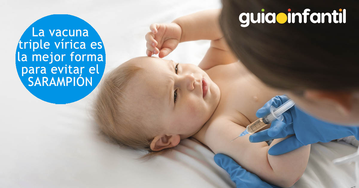 vacuna triple vírica para prevenir el sarampión