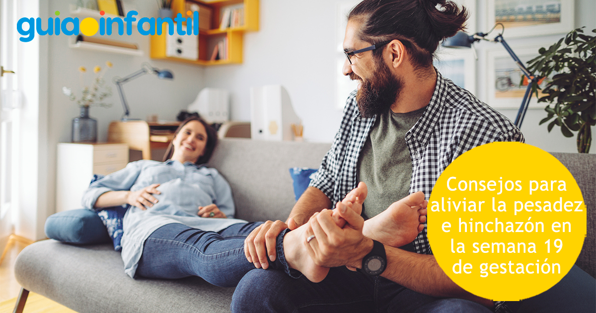 Aliviar la hinchazón y pesadez en el embarazo