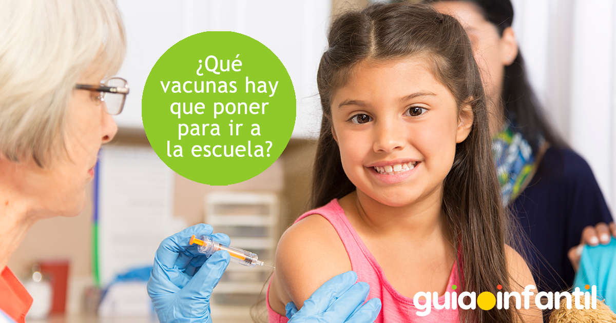 Las vacunas infantiles para ir a la escuela