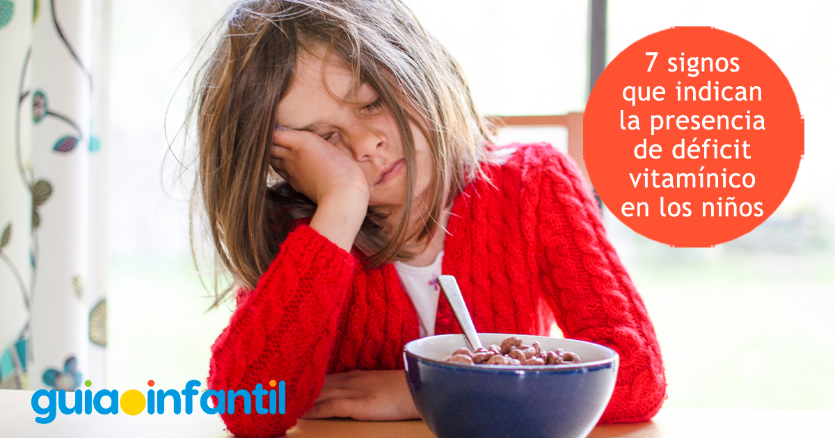 Signos de déficit vitamínico en niños