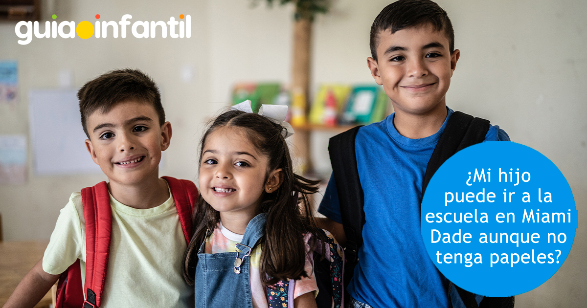 Los niños sí pueden a ir a la escuela sin green card