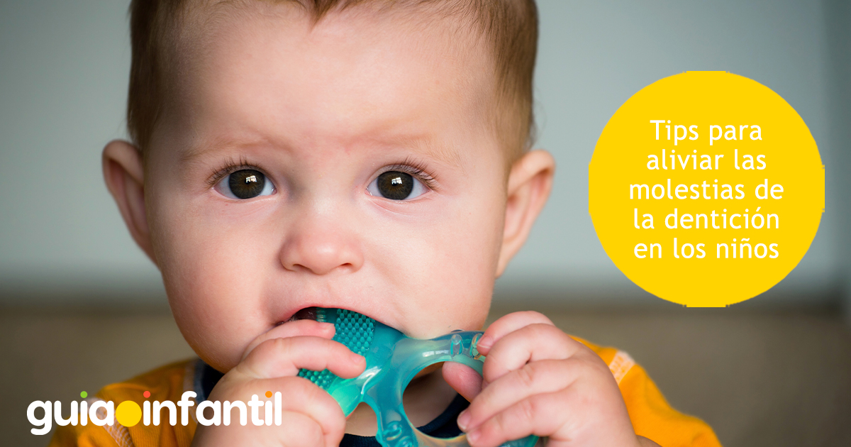 Tips para aliviar la dentición en los niños