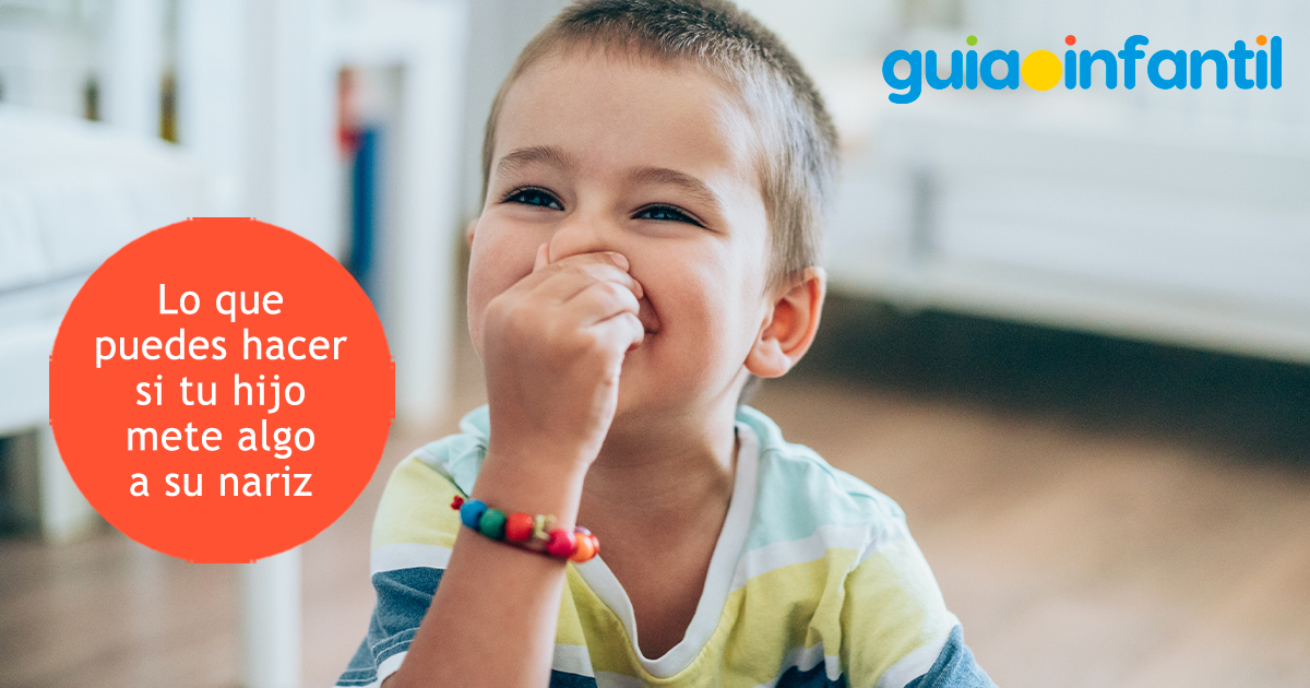 Qué hacer si un niño mete algo a su nariz