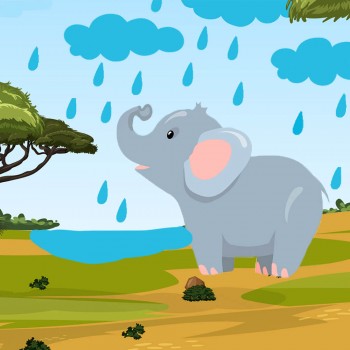 Leyenda El elefante y la lluvia