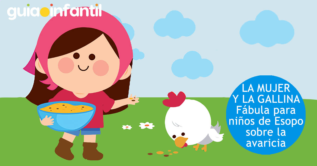 la mujer y la gallina- Fábula sobre la avaricia