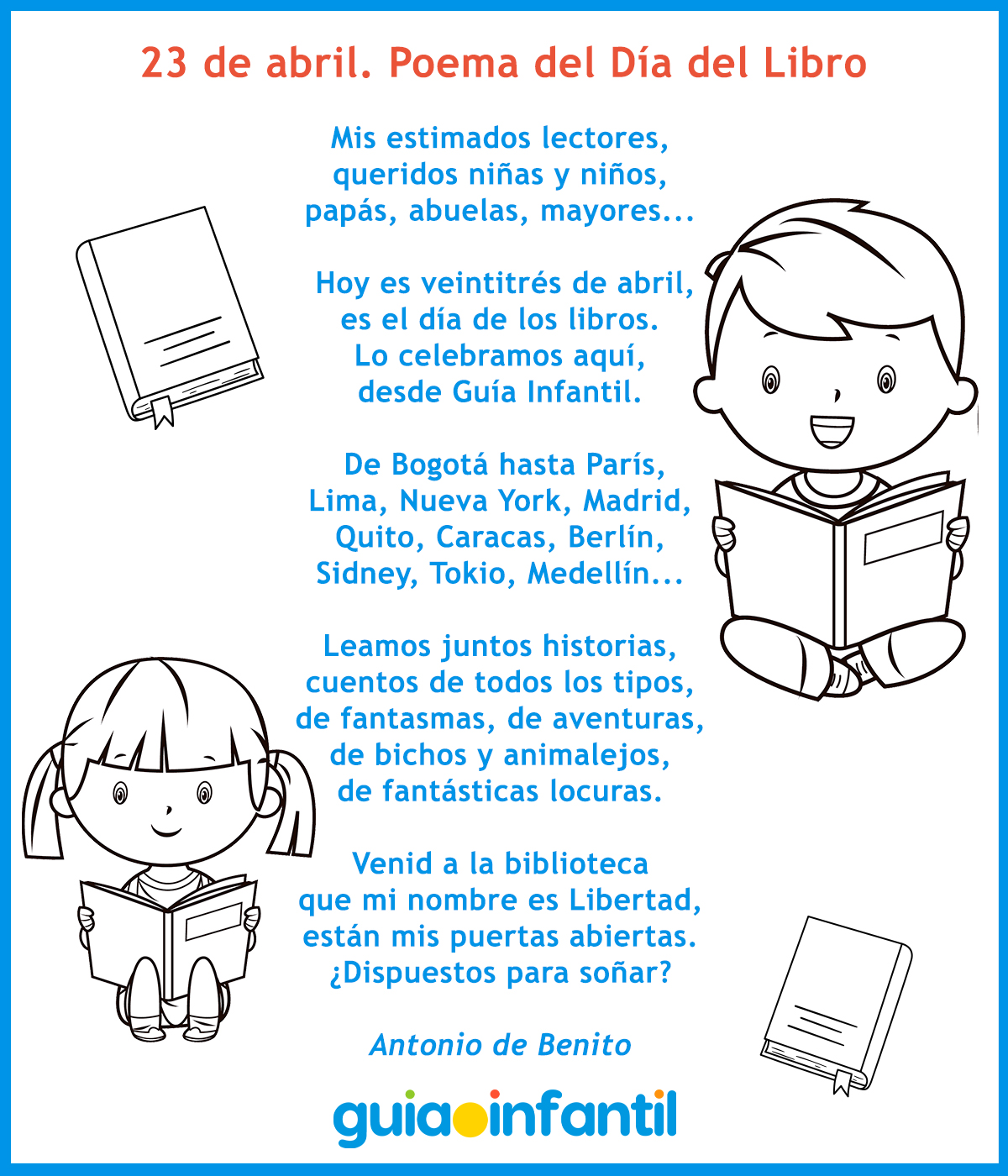 23 De Abril Poema Corto Para Celebrar El D a Del Libro Con Los Ni os 23 De Abril Poema Corto Para Celebrar El D a Del Libro Con Los Ni os