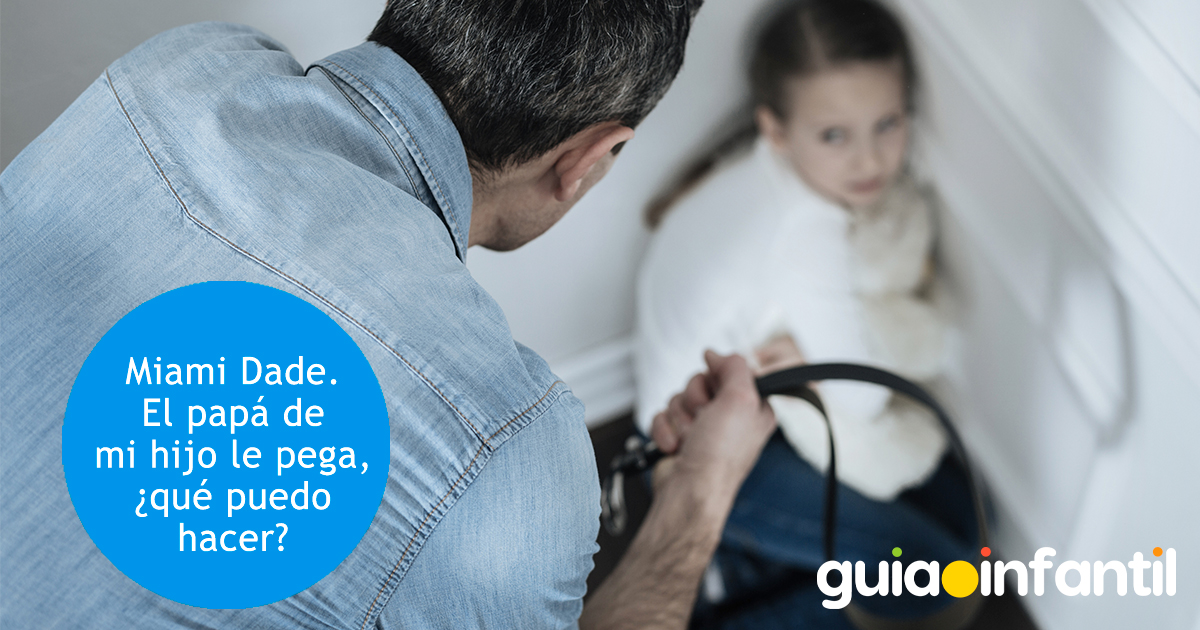 ¿Qué hago si el papá de mi hijo le pega?
