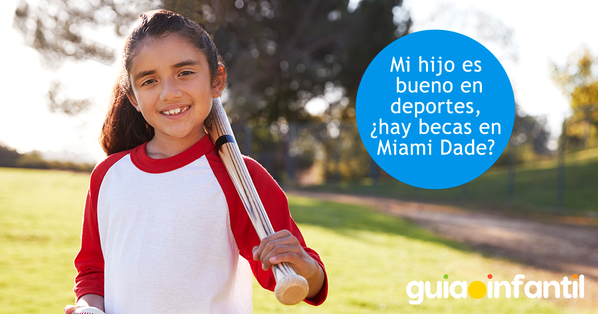 Becas para niños buenos en deportes en Miami Dade
