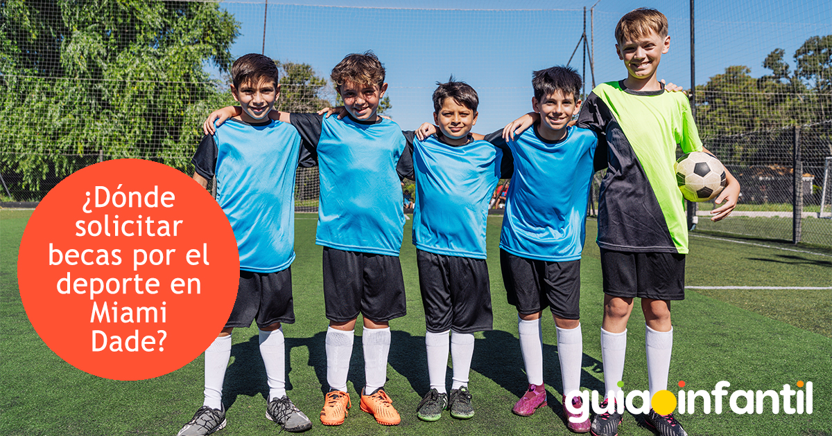 Un niño es buen deportista en Miami Dade