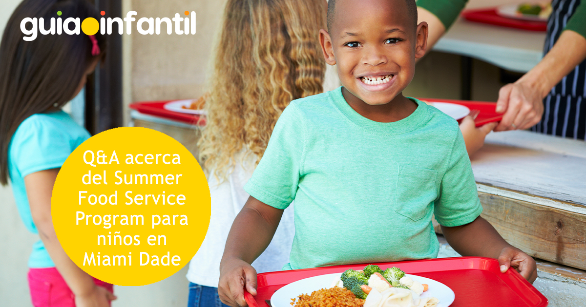 Dudas sobre los almuerzos de verano para niños