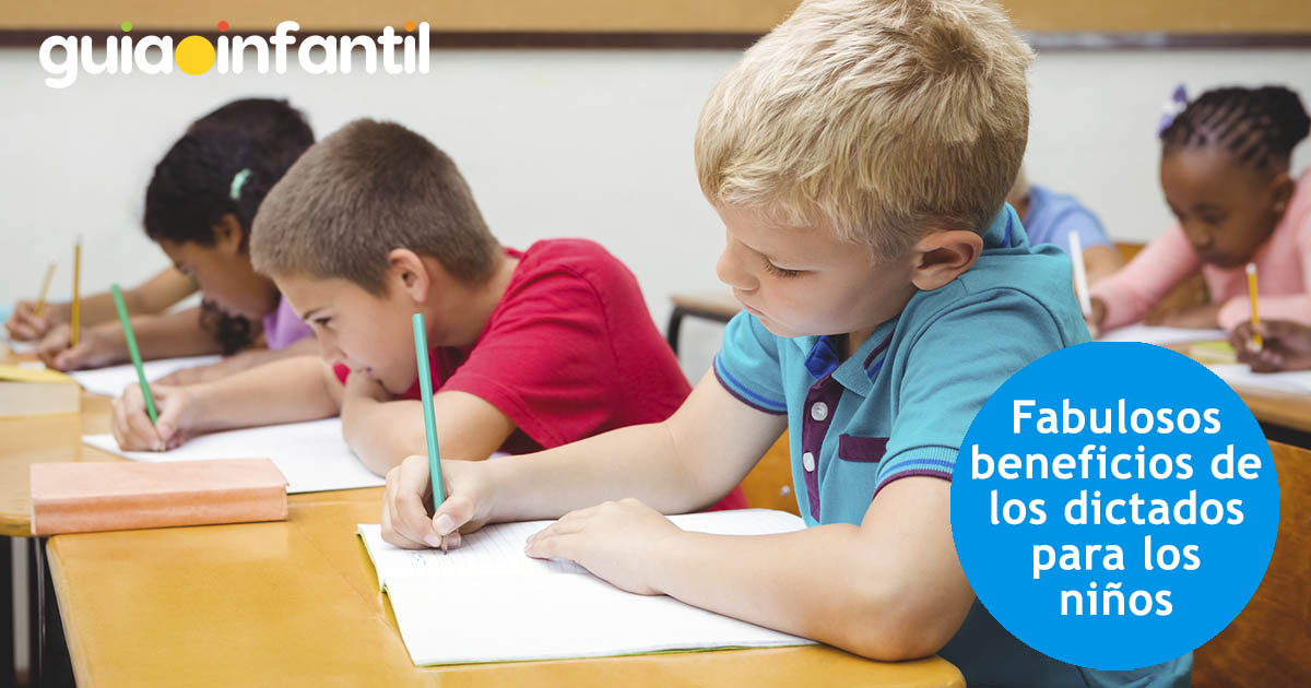 Los ejercicios de dictados cortos para los niños