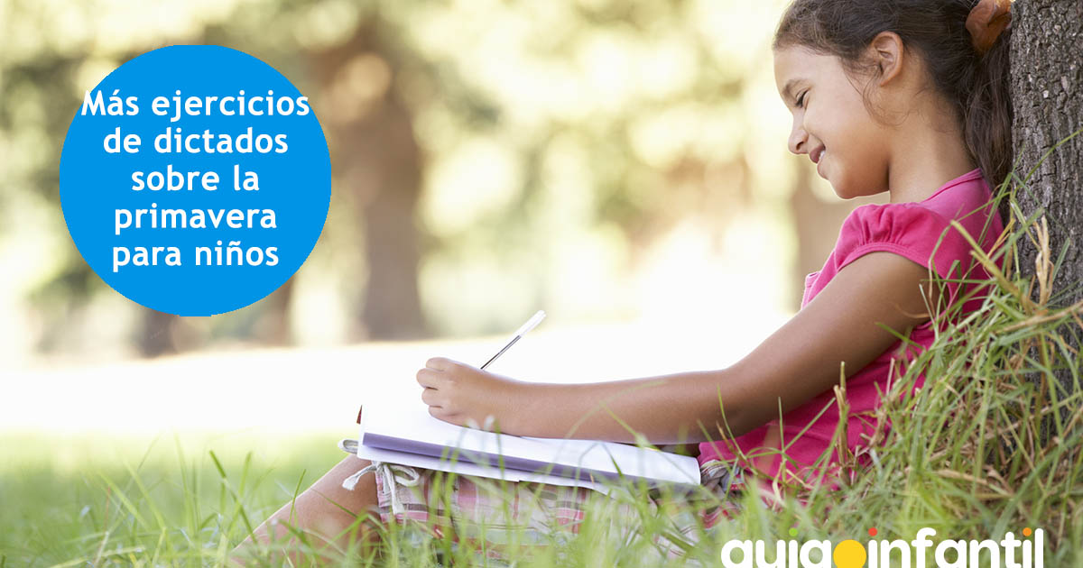 Los dictados temáticos sobre la primavera