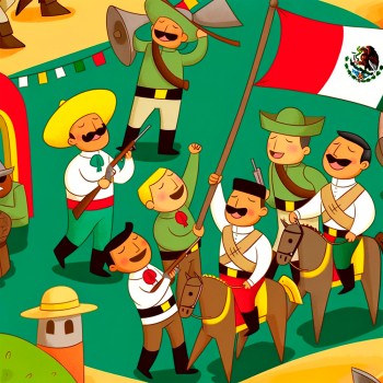 Cuento corto de la Batalla de Puebla para niños - Deuda, valor y victoria