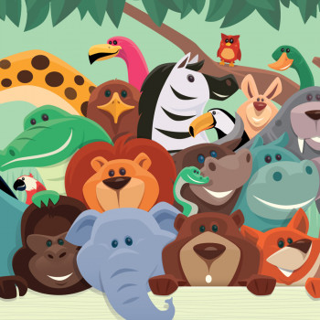 La isla del murmullo. Poema para niños de los sonidos de los animales