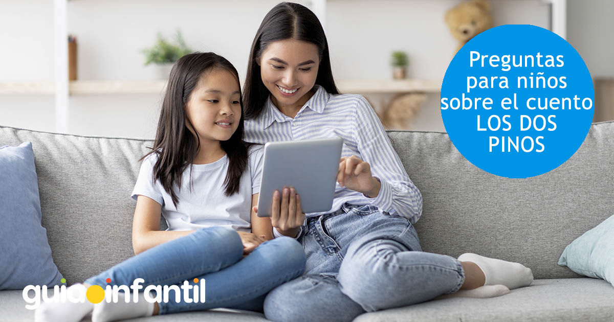 preguntas sobre el cuento Los dos pinos