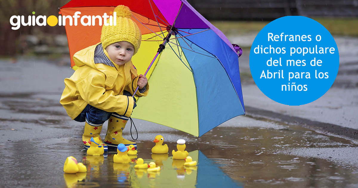 dichos populares de abril para niños