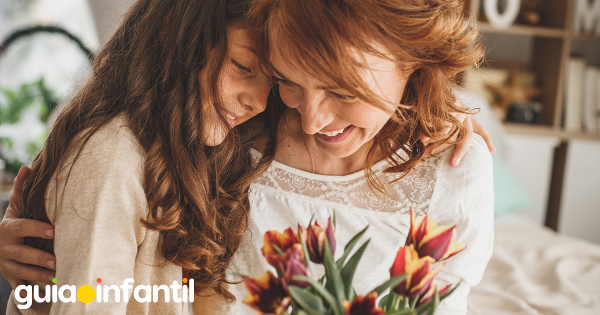 Bella postal para mamá en su día