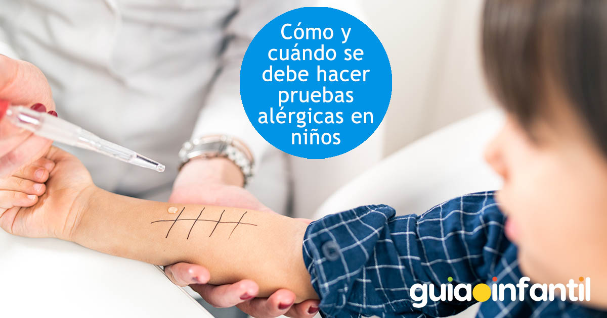 Pruebas para evitar una reacción alérgica de tu hijo