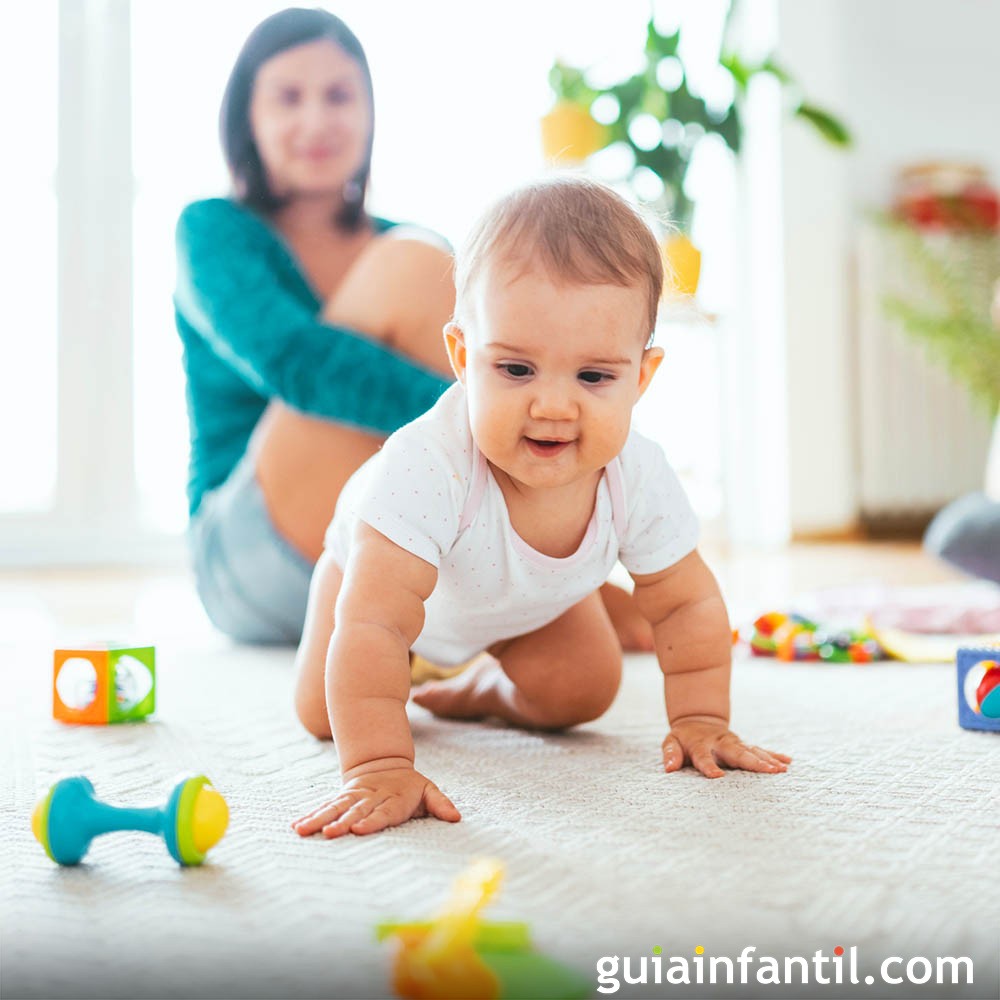 Juegos para estimular el gateo del bebe