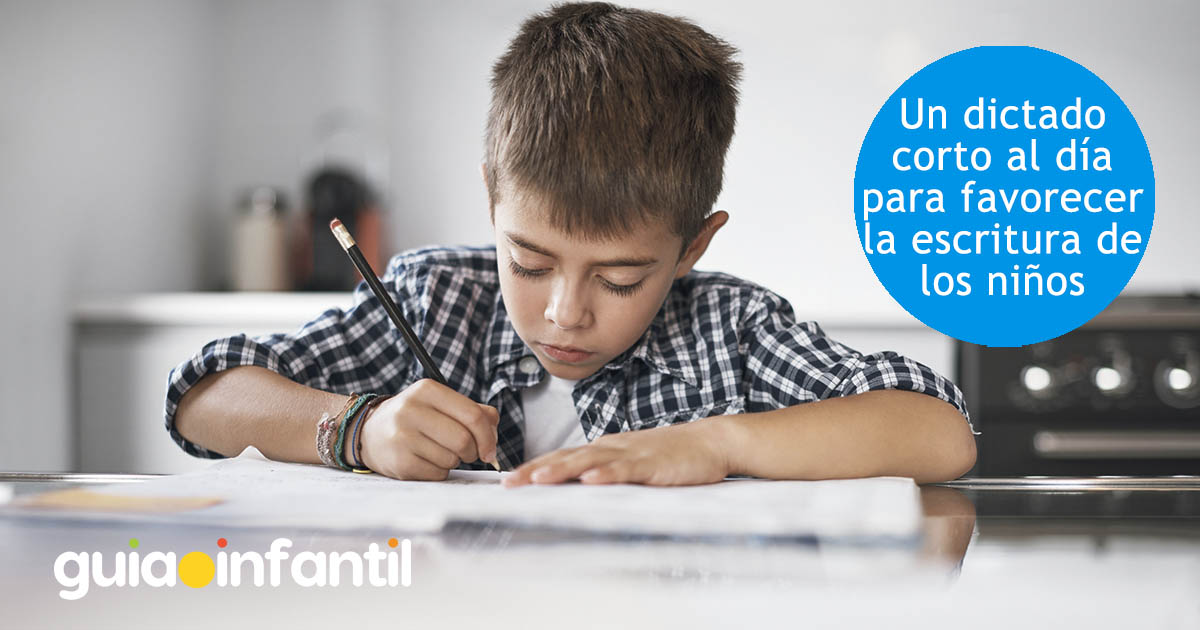 dictados para estimular la escritura de los niños