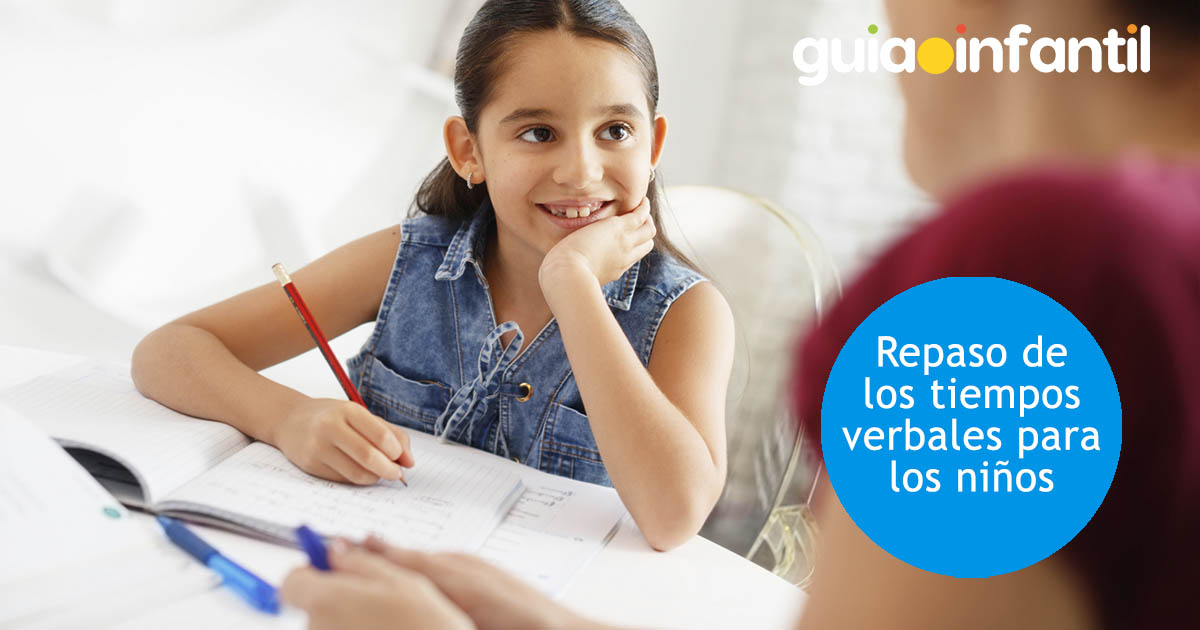 repaso de tiempos verbales para niños