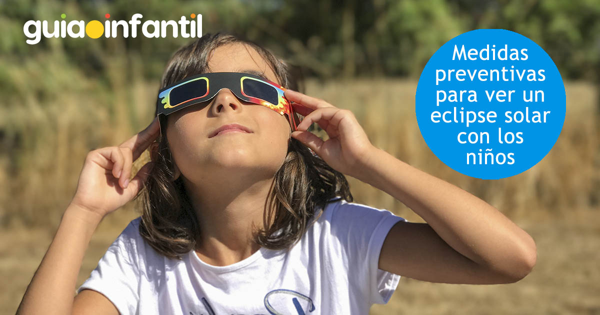 cómo ver el eclipse solar con los niños