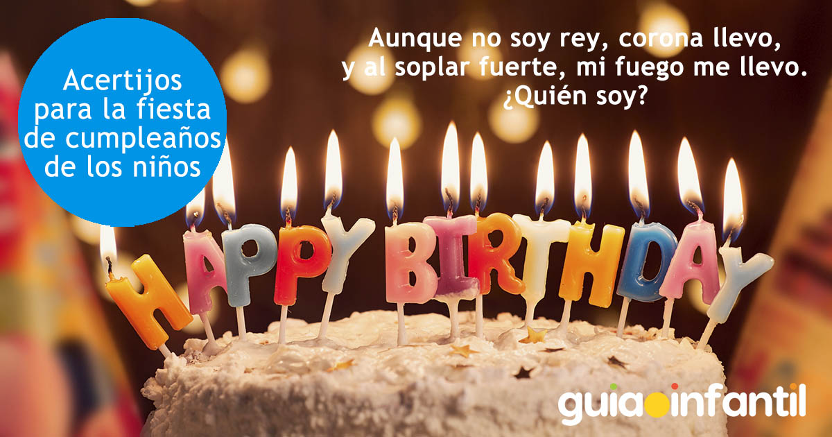 acertijos para el cumpleaños de los niños