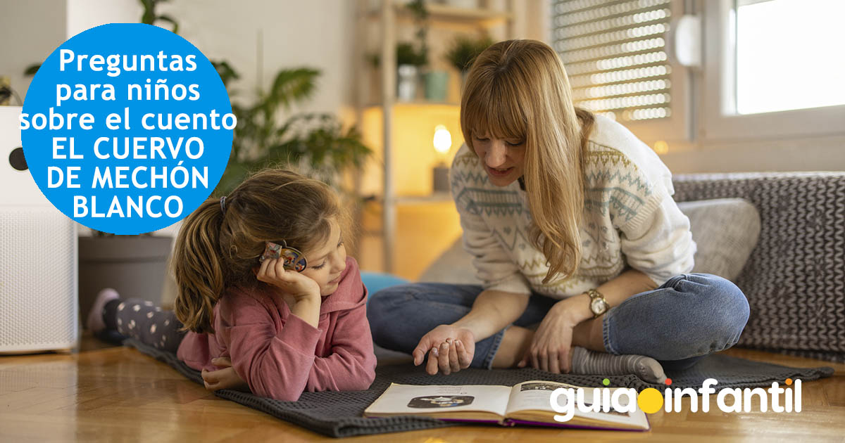 preguntas sobre el cuento: El cuervo de mechón blanco