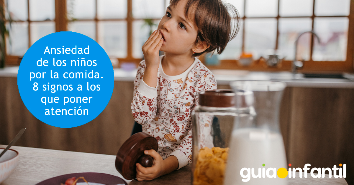 Los niños sienten ansiedad por la comida