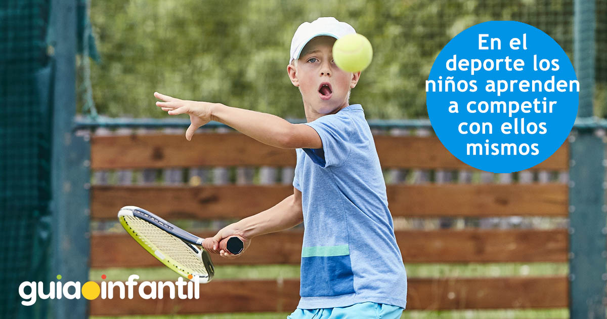 lo que aprende un niño con el deporte