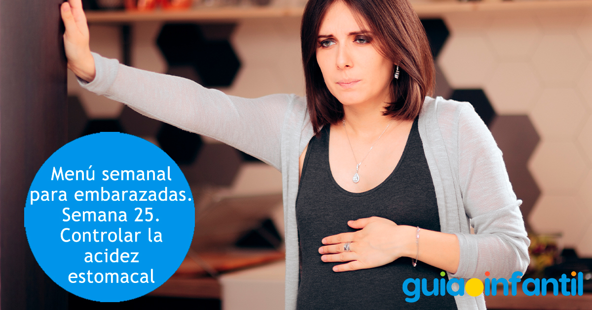 Menú de la semana 25 de gestación