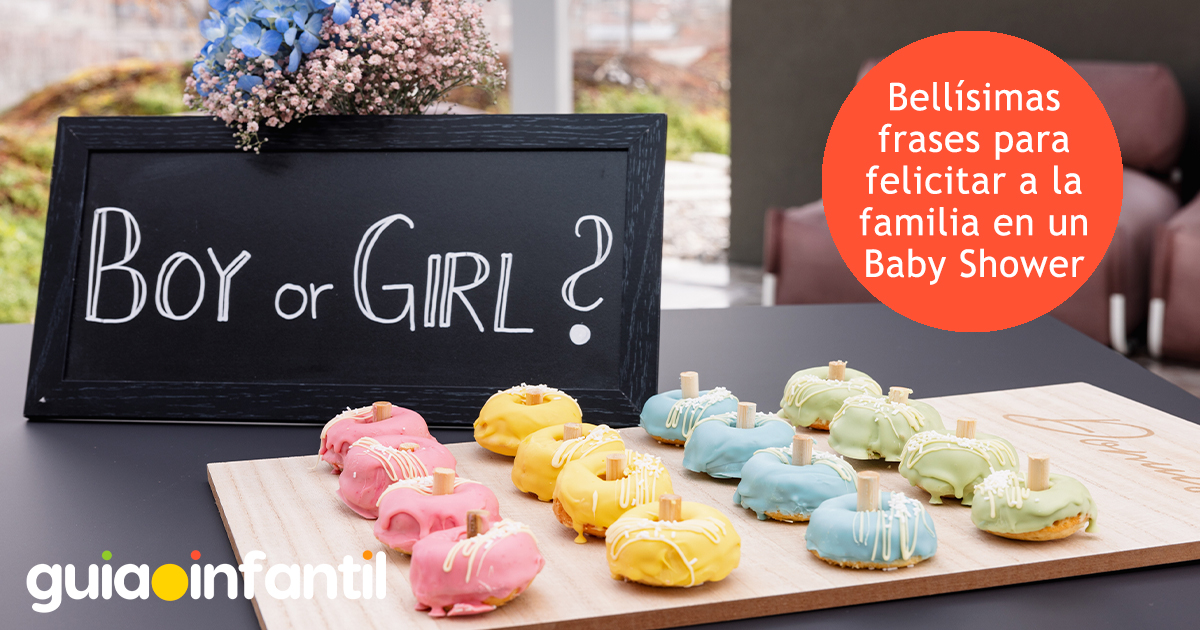 Frases para felicitar a la familia en un Baby Shower