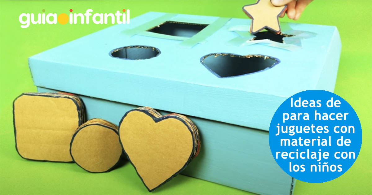 juguetes caseros con material reciclado