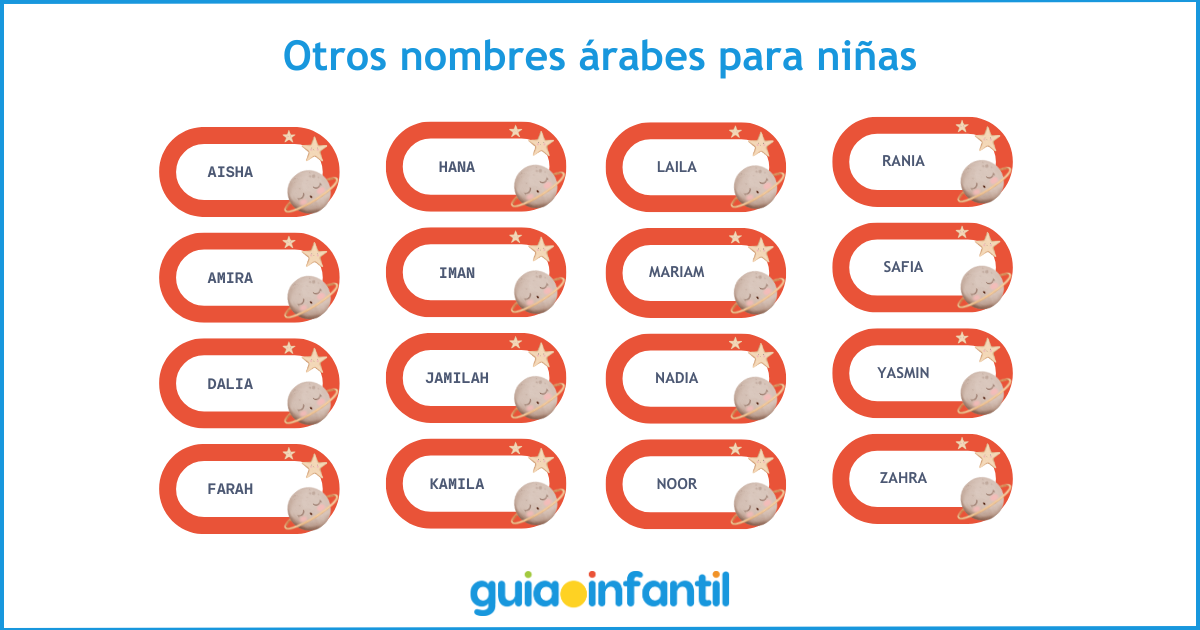 Otros nombres para niñas de origen árabe