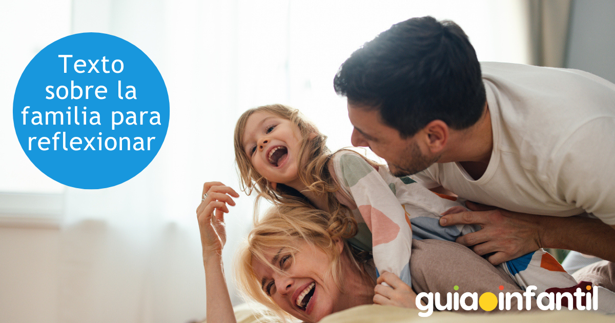 Texto sobre la familia para reflexionar con los niños