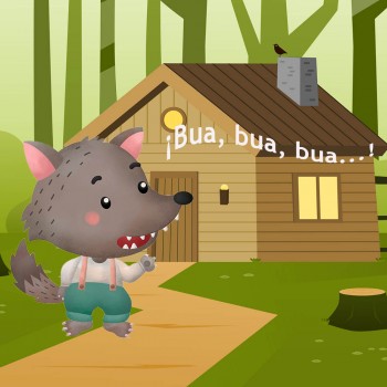La madre, el niño y el lobo. Fábula corta de Esopo con moraleja para niños