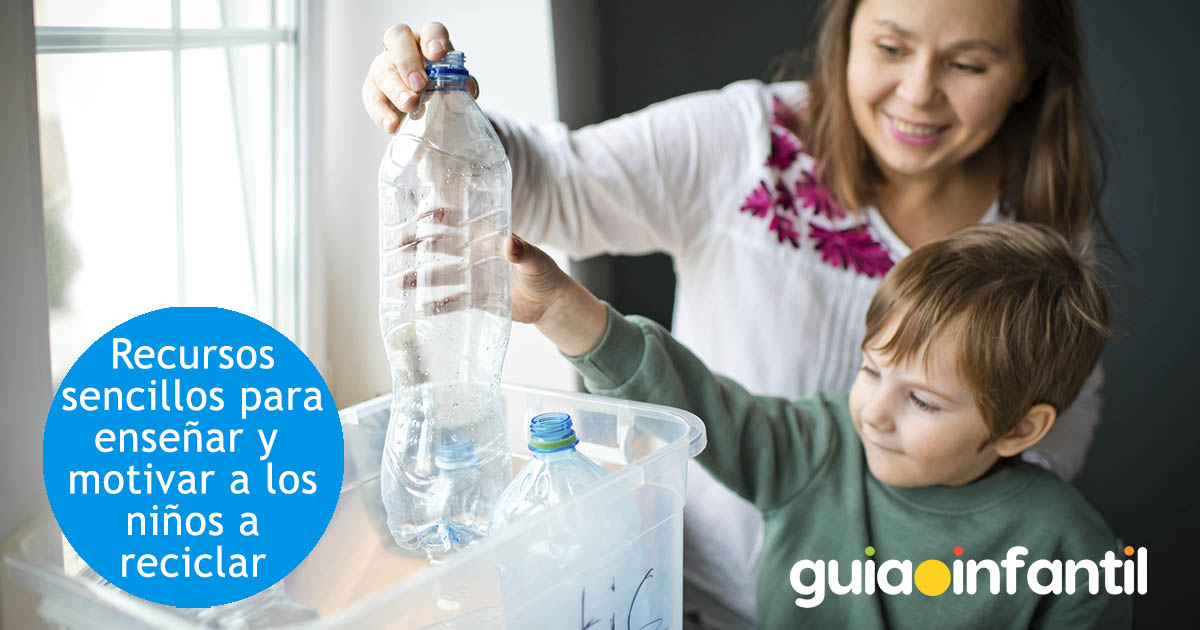 enseñar a los niños a reciclar