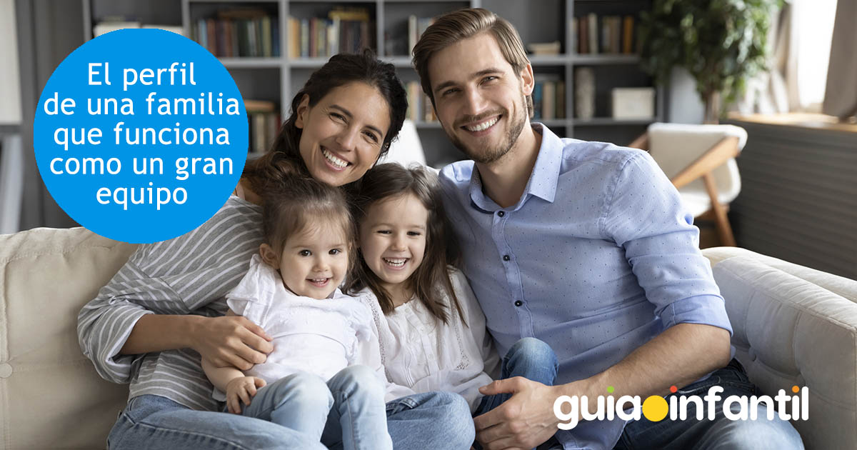 perfil de una familia que es un equipo
