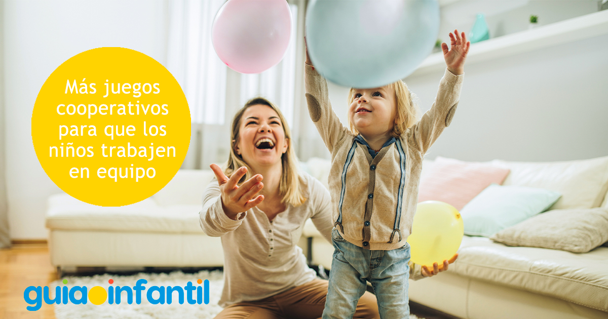 Trabajo en equipo de los niños