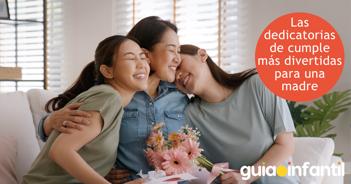 Las dedicatorias de cumpleaños más divertidas para una madre