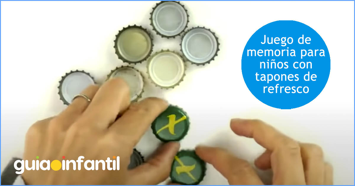 juego de memoria para tapones de refresco