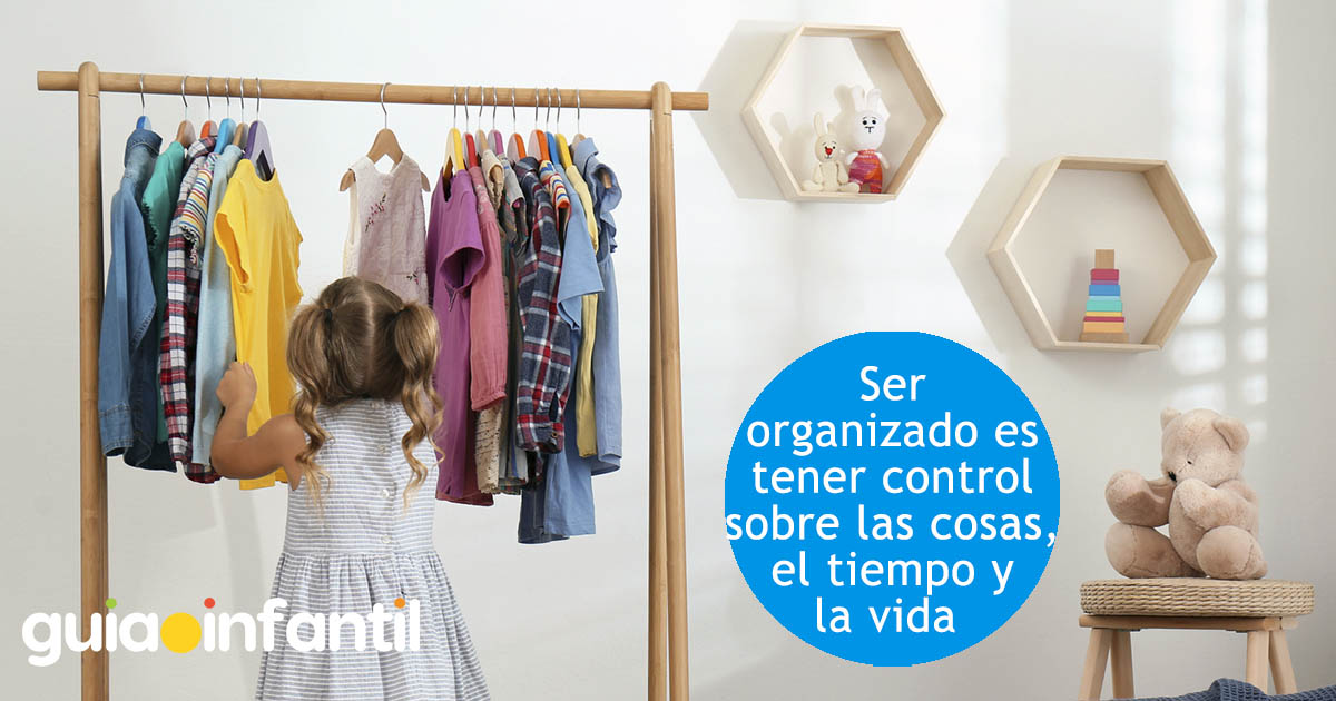 enseñar a los niños a ser organizados