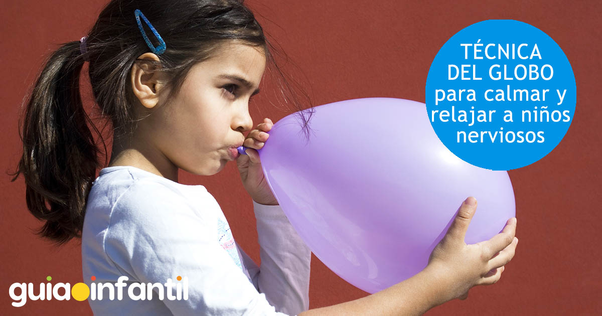 tecnica del globo para calmar a los niños