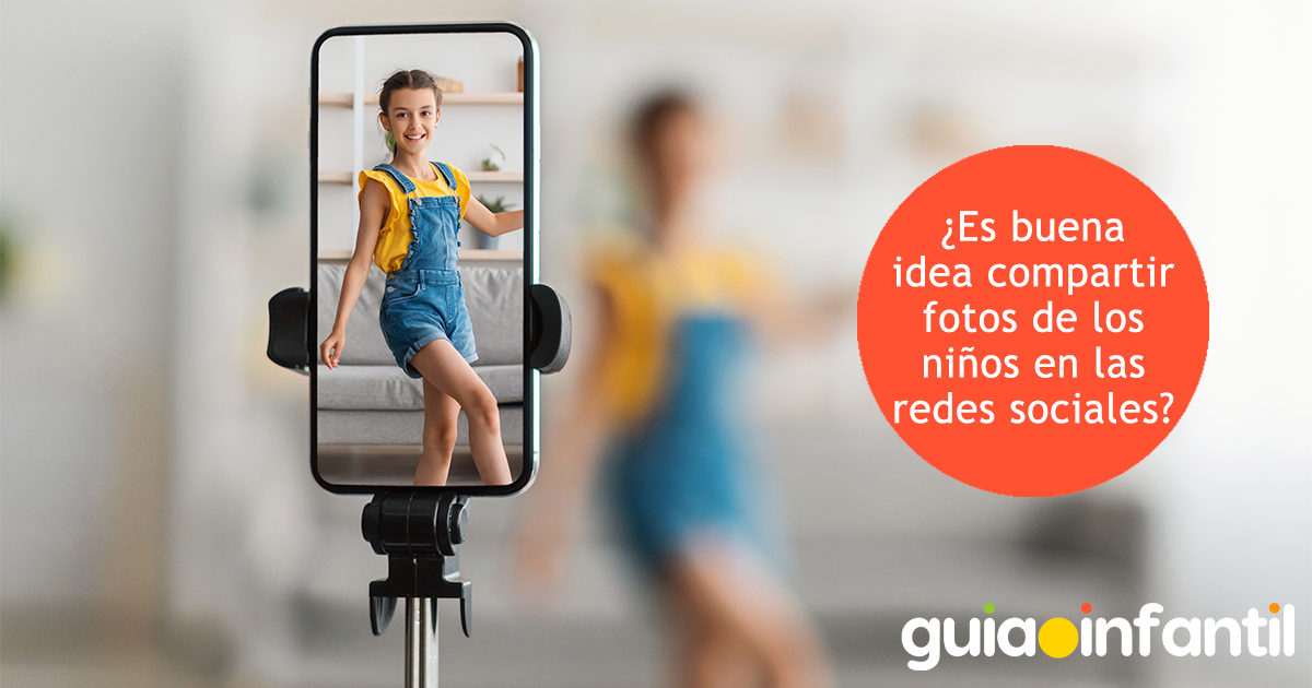 Fotos en las redes sociales de los niños
